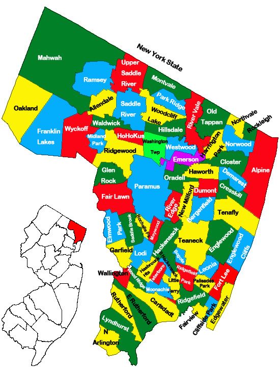 유학생활정보 뉴저지(New Jersey)의 버겐카운티(Bergen County)에 대해서...